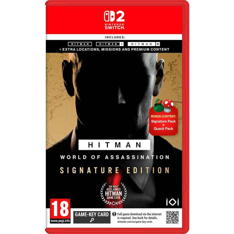 کارت دانلود بازی Hitman: World of Assassination نسخه Signature برای نینتندو سوییچ 2