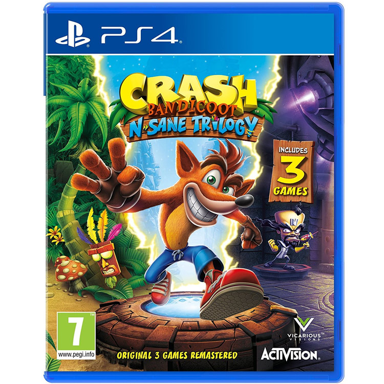 بازی Crash Bandicoot N. Sane Trilogy برای PS4